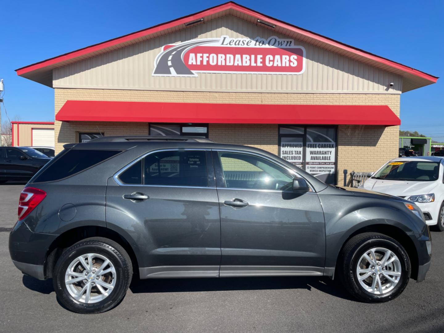 2017 Blue Chevrolet Equinox (2GNALCEK8H6) with an V6, 3.6 Liter engine, Auto, 6-Spd w/OD transmission, located at 8008 Warden Rd, Sherwood, AR, 72120, (501) 801-6100, 34.830078, -92.186684 - Photo#0